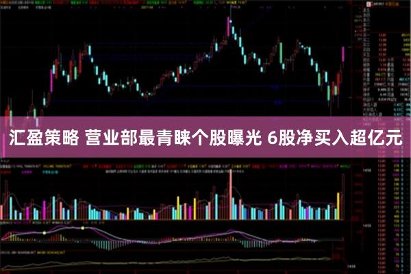汇盈策略 营业部最青睐个股曝光 6股净买入超亿元