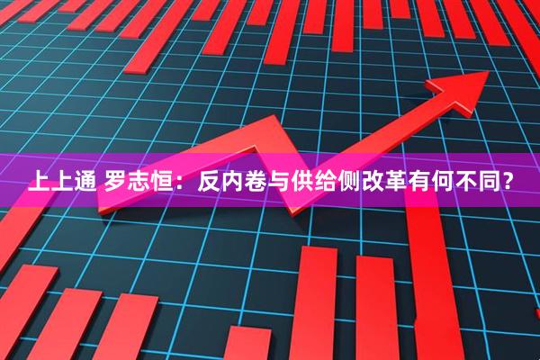 上上通 罗志恒：反内卷与供给侧改革有何不同？