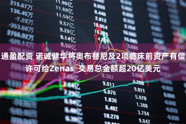 通盈配资 诺诚健华将奥布替尼及2项临床前资产有偿许可给Zenas  交易总金额超20亿美元